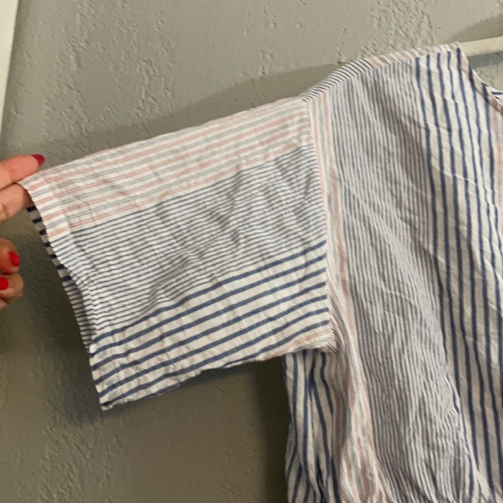 Madewell Striped Drawstring Top - image 5